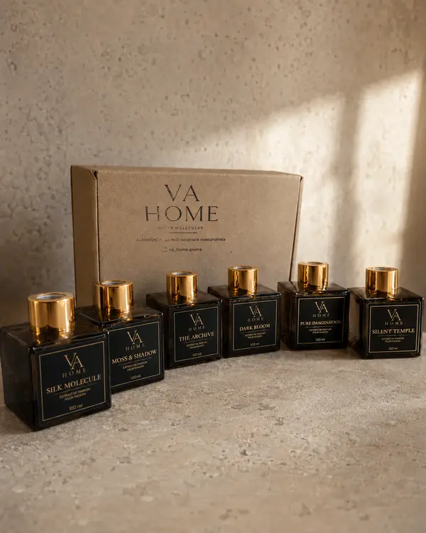 VA HOME в Instagram — шість ароматів Noir Collection і фірмова коробка