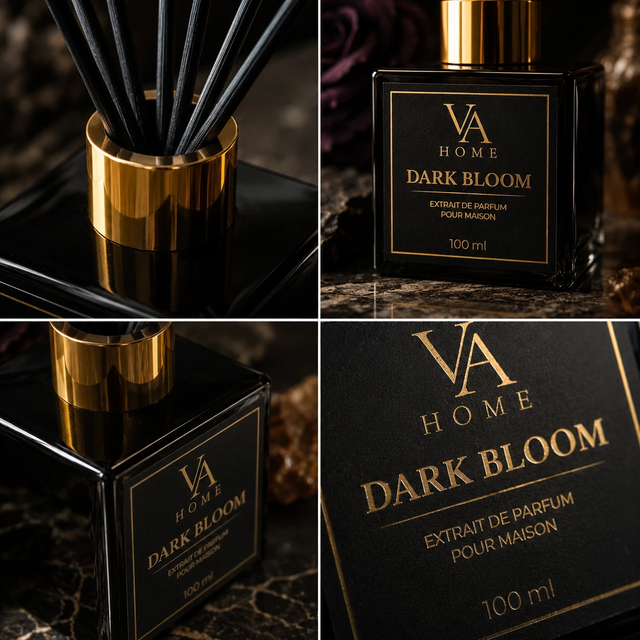 VA HOME dark-bloom — detail