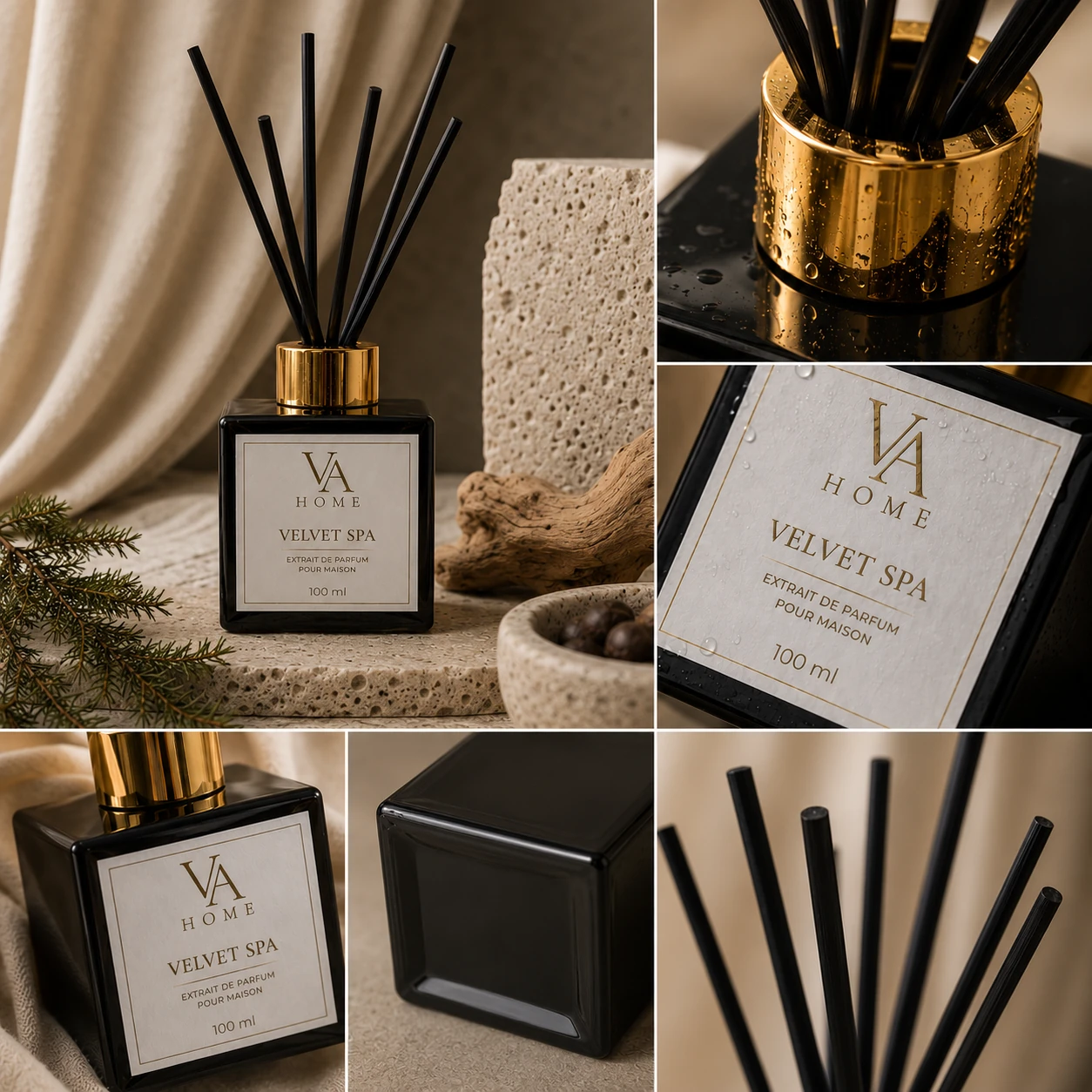 VA HOME Velvet Spa — деталі флакона